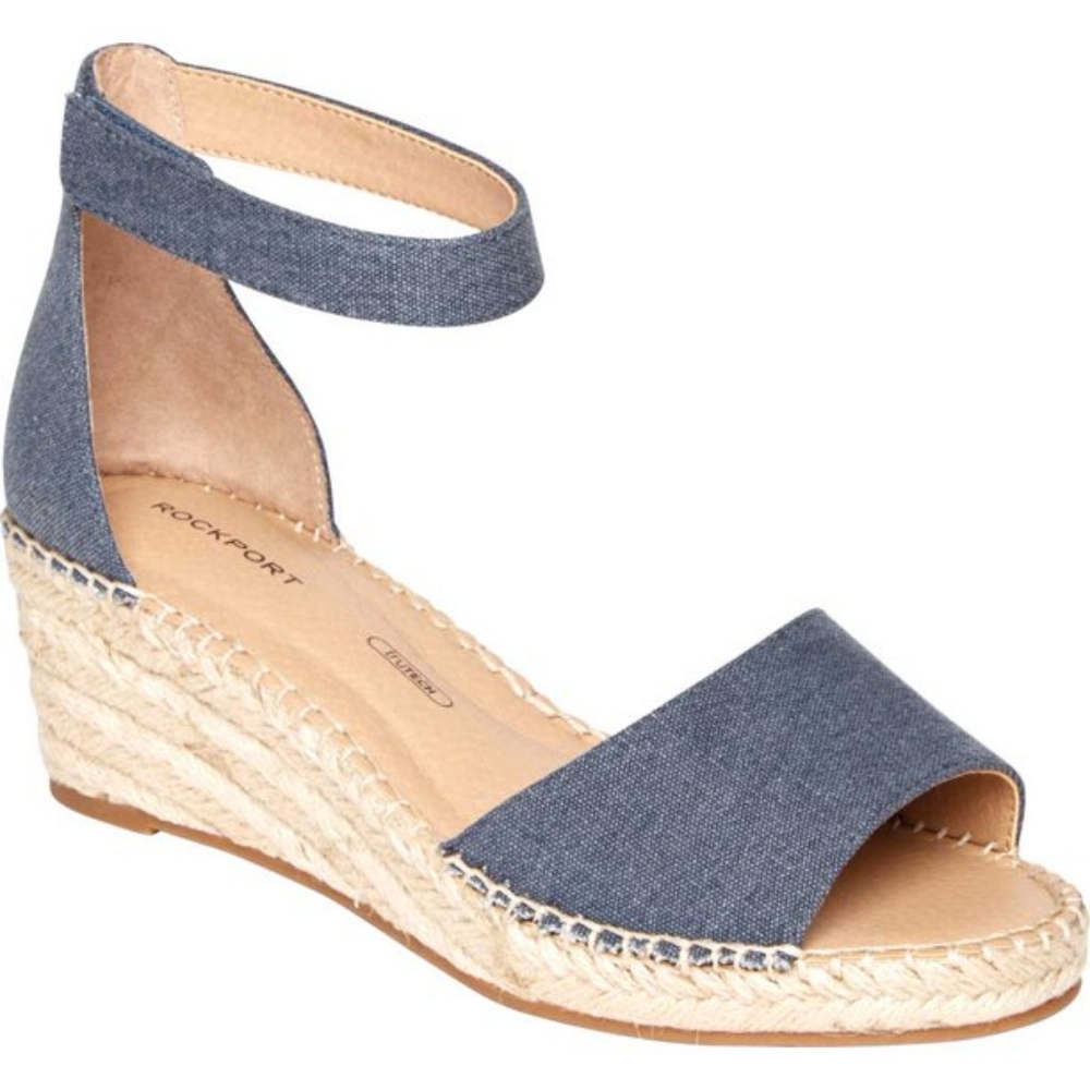 Women's Rockport Marah 2 Piece Ankle Strap Wedge Sandal